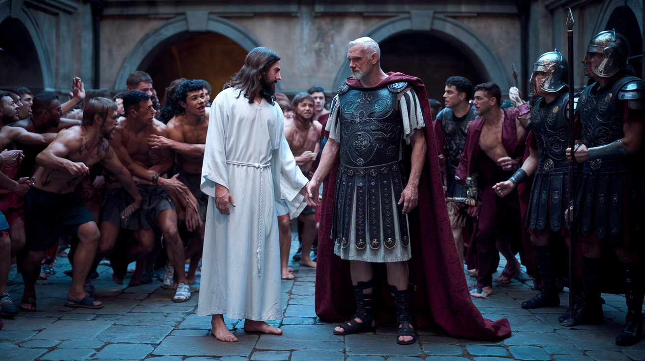 First Station: Jesus is condemned to death