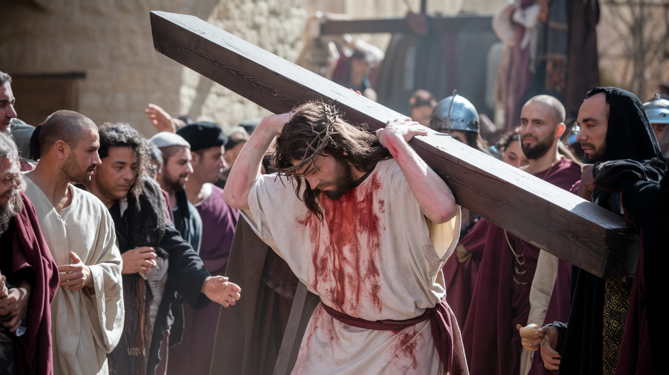 Second Station: Jesus carries His cross