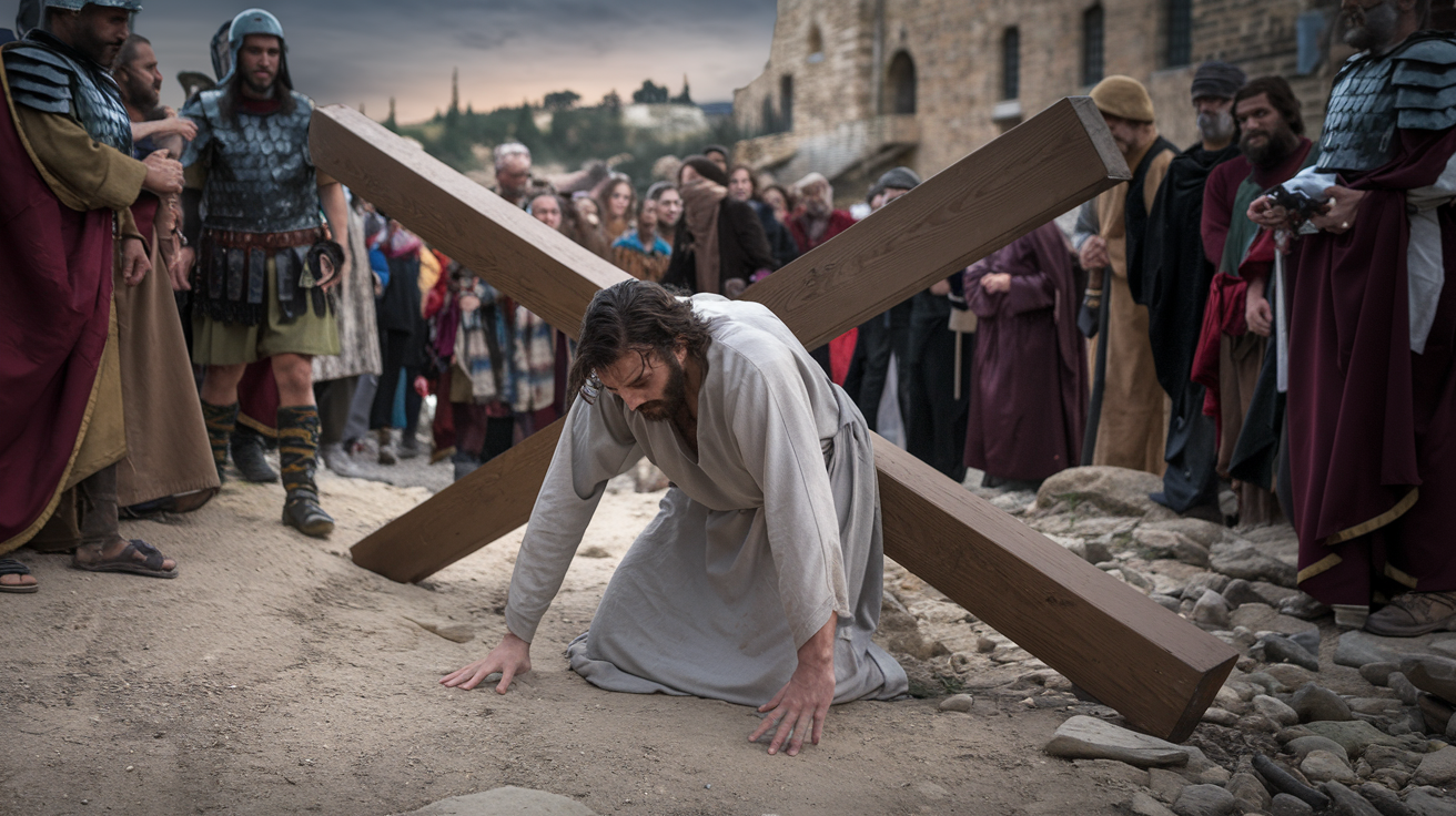 Ninth Station: Jesus falls for the third time