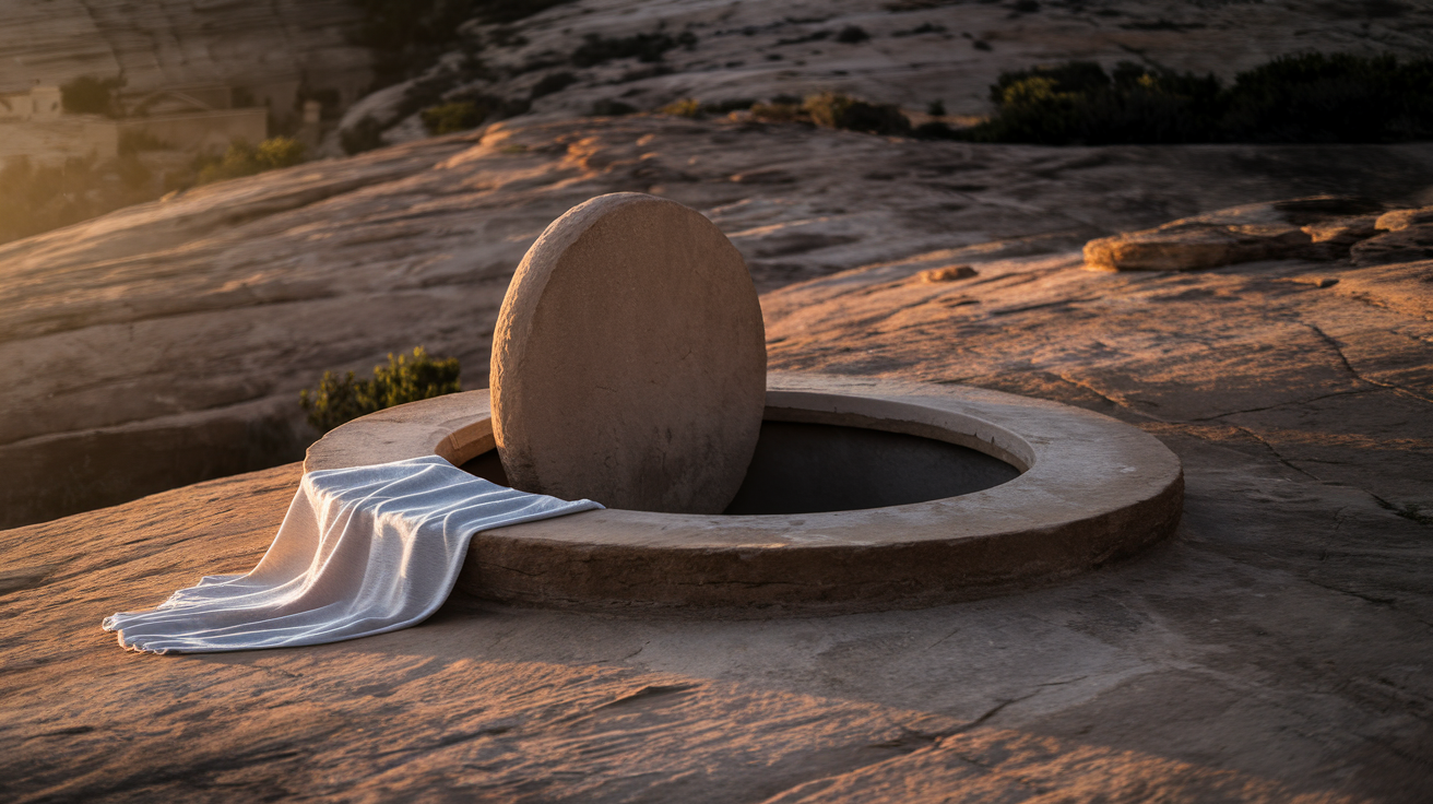 Fourteenth Station: Jesus is laid in the tomb