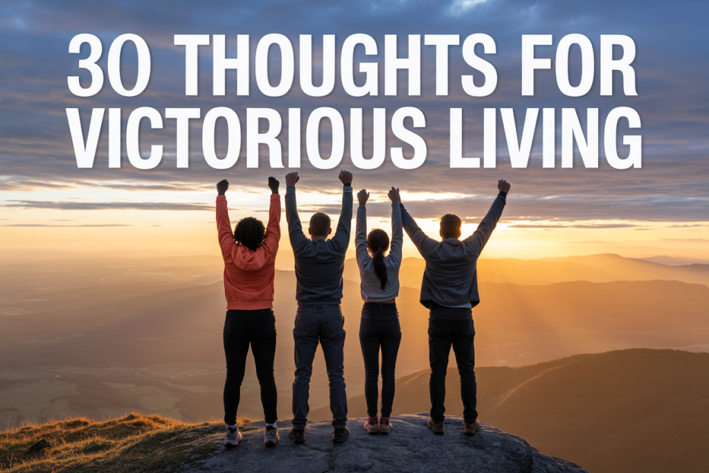 30 Thoughts for Victorious Living